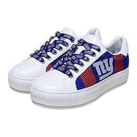 "As Is" Officially Licensed NFL Lace-Up Sparkle Sneaker by Cuce Sho...