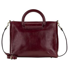"As Is" Patricia Nash Blera Leather Satchel Crossbody