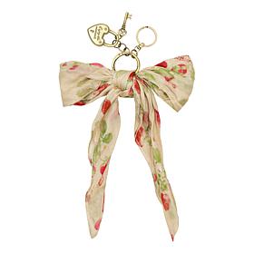 "As Is" Patricia Nash Bow with Heart Lock Hang Off