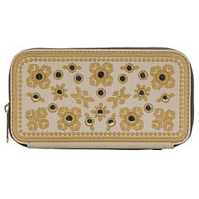 "As Is" Patricia Nash Oria Zip-Around Leather Wallet