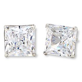 "As Is" Radiance by Absolute™ 10K White Gold Solitaire Stud Earrings