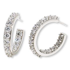 "As Is" Radiance by Absolute™ 12.90ctw 1" Inside-Outside Hoop Earrings