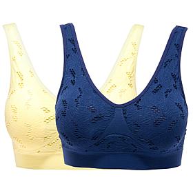 "As Is" Rhonda Shear 2-pack Bra 