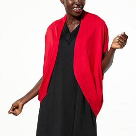 "As Is" Rhonda Shear Lace Back Cocoon Wrap