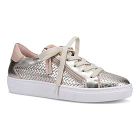 "As Is" Ron White Oralie Leather Footbed Sneaker