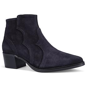"As Is" Ron White Syrena Suede Ankle Boot