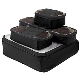 "As Is" Samantha Brown 4-pc Slim Line Packing Cubes Set