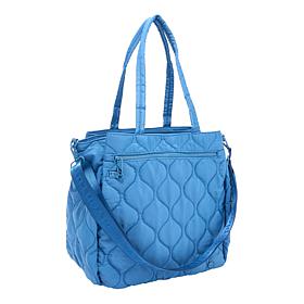 "As Is" Samantha Brown To-Go Anti-Theft Quilted Satchel