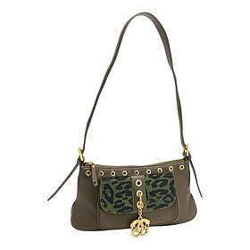 "As Is" Sharif Legacy 100% Leather Handbag with Hair Calf Flap