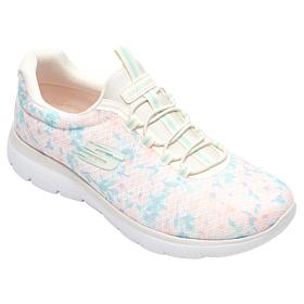 "As Is" Skechers Summits Watercolor Washable Bungee Sneakers - Wild...