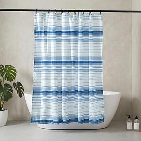 "As Is" South Street Loft 100% Polyester Striped Shower Curtain
