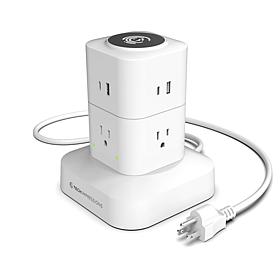 "As Is" Tech Impressions Spinning Charging Tower w/Surge Protection