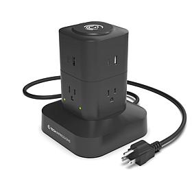 "As Is" Tech Impressions Spinning Charging Tower w/Surge Protection