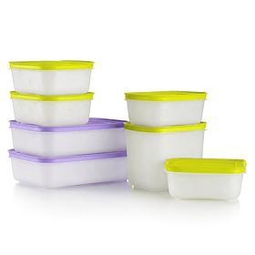 "As Is" Tupperware® 14-piece Freezer Mates® Plus Food Storage Set