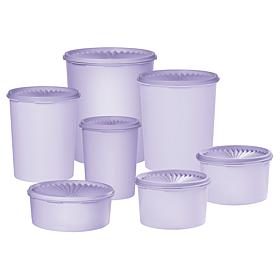 "As Is" Tupperware® 14-piece Heritage Sheer Canister Collection