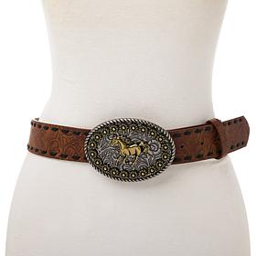 "As Is" TWRHLL by Christie Brinkley Western Heirloom Statement Belt