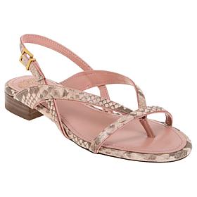 "As Is" Vince Camuto Melly Leather Slingback Sandal