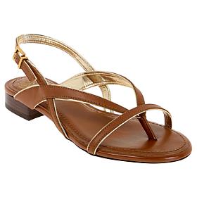 "As Is" Vince Camuto Melly Leather Slingback Sandal