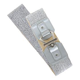 "As Is" Vince Camuto Stretch Straw Ring & Toggle Belt