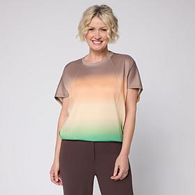 "As Is" Vivica A. Fox Collection Scuba Cocoon Top