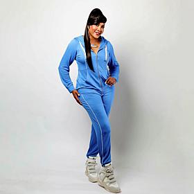 As Is Vivica A. Fox Collection Terry Knit Pull-On Jogger