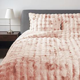 "As Is" W&C Faux Fur Bubble Comforter