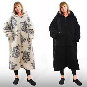 "As Is" Warm & Cozy 2-pack Oversized Sherpa Hoodie