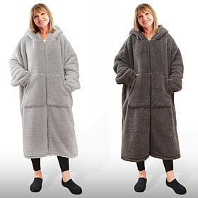 "As Is" Warm & Cozy 2-pack Oversized Sherpa Hoodie