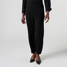 "As Is" WynneCollection 360 Stretch Ponte Ankle Lantern Pant