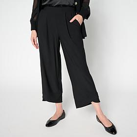 "As Is" WynneCollection Luxe Crepe Pull-On Pant