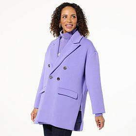 "As Is" WynneLayers Scuba Knit Unstructured Jacket