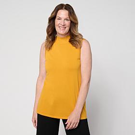"As Is" WynneLayers Sleeveless Mock-Neck Sweater