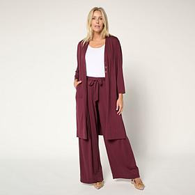 "As Is" WynneLayers Sorona Jersey Knit Duster