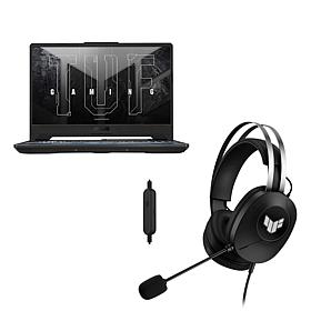 ASUS TUF Gaming 15.6" Laptop Bundle with Headset and Software Voucher