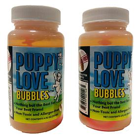 Atomic Bubbles Puppy Love Bubbles, Peanut Butter Scented Bubbles 4oz.