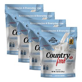 Augason Farms 4pk Country Fresh Instant Dry Milk - 64 Servings
