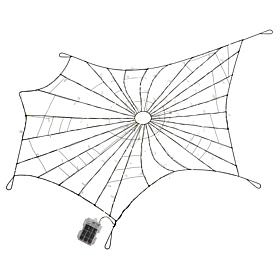 august & leo 44.5 " LED Teardrop Crystal Spider Web