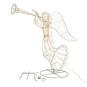 august & leo 56" LED Crystal Outdoor Angel