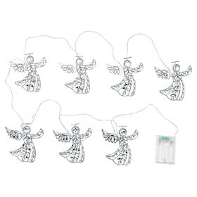 august & leo 6' Jeweled Angel String Lights