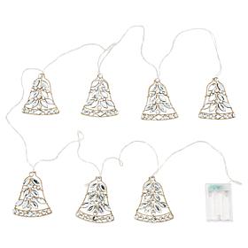 august & leo 6' Jeweled Bell String Lights