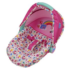 Baby Alive 3-in-1 Deluxe Doll Car Seat - Pink & Rainbow