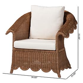 bali and pari Detta Rattan Armchair