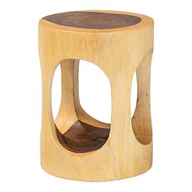 bali and pari Kaseko Wood Side Table