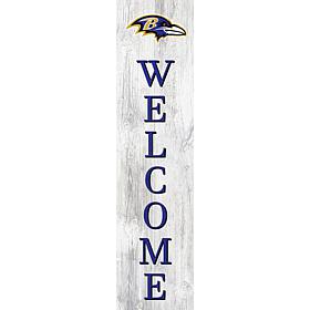 Baltimore Ravens 48" Welcome Leaner  