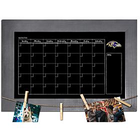 Baltimore Ravens Monthly Chalkboard with frame & clothespins 11x19 ...