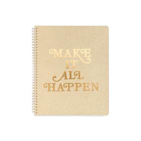 Ban.do Rough Draft Large Notebook, Make It All Happen 