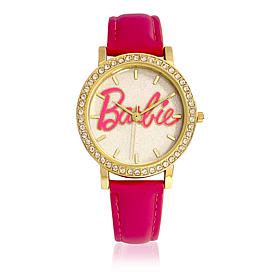 Barbie Special Edition Women's Glitter Dial Logo Watch
