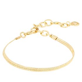 BAUBLEBAR Gia Goldtone Herringbone Chain Bracelet