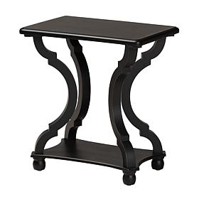 Baxton Studio Cianna Classic and Traditional White Wood End Table