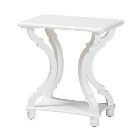 Baxton Studio Cianna Classic and Traditional White Wood End Table